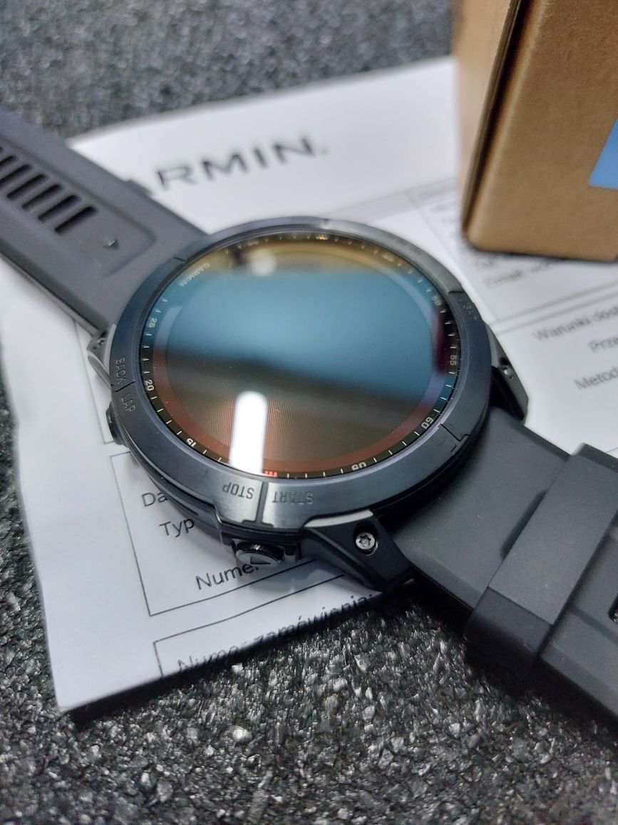 Garmin Fenix 7X Sapphire Solar Titanium DLC Multiband