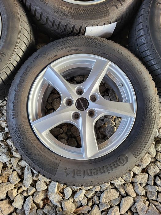 [k263] Koła zimowe 16 Cali 5x108 Continental 195/65/16 FORD Focus 23r