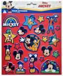 naklejki piankowe myszka mickey 22 sztuki zestaw