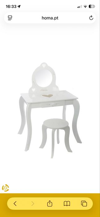 Toucador menina (semi novo)