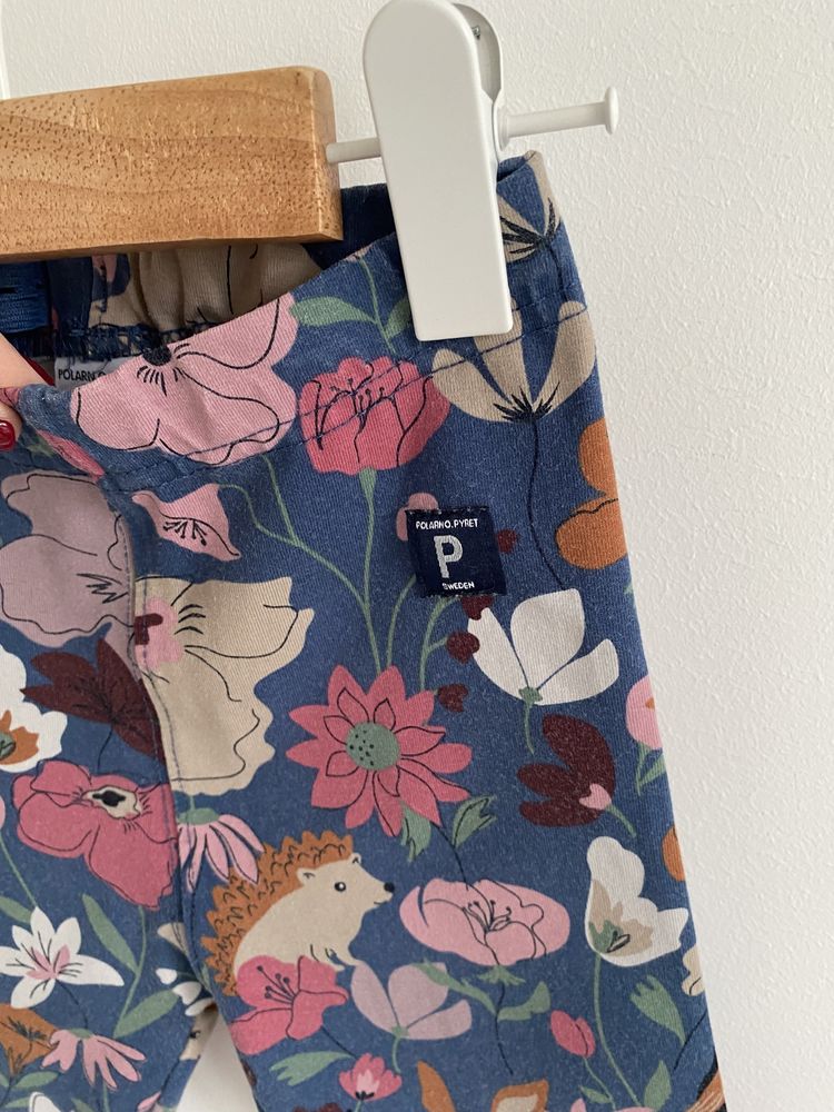 Legginsy polarn o. Pyret 86 w króliki jeże