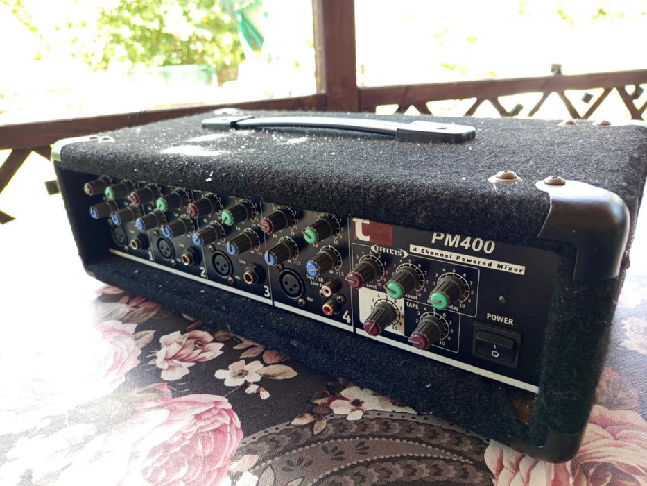 T.Mix PM400 powermixer 3 XLR/TS