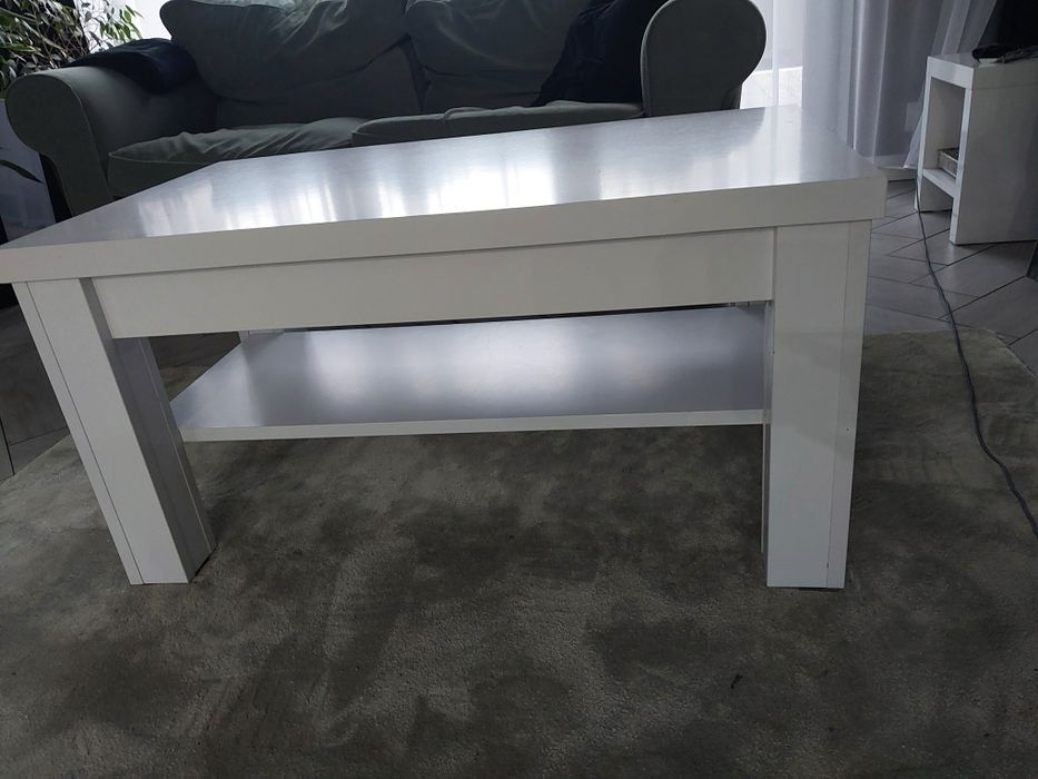 Stolik kawowy biały mat