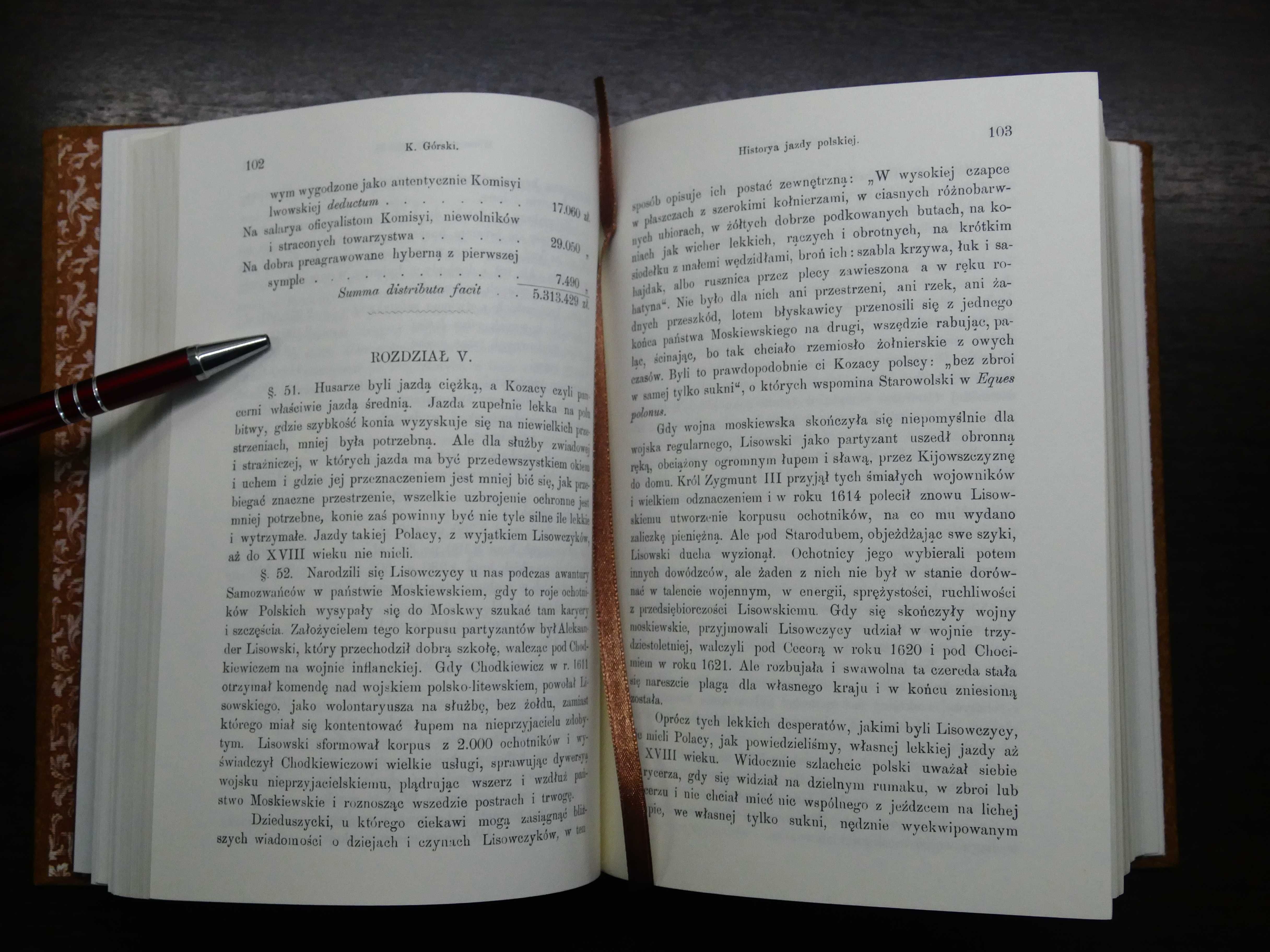 Konstanty Górski - Historya jazdy polskiej (Kraków 1894) reprint