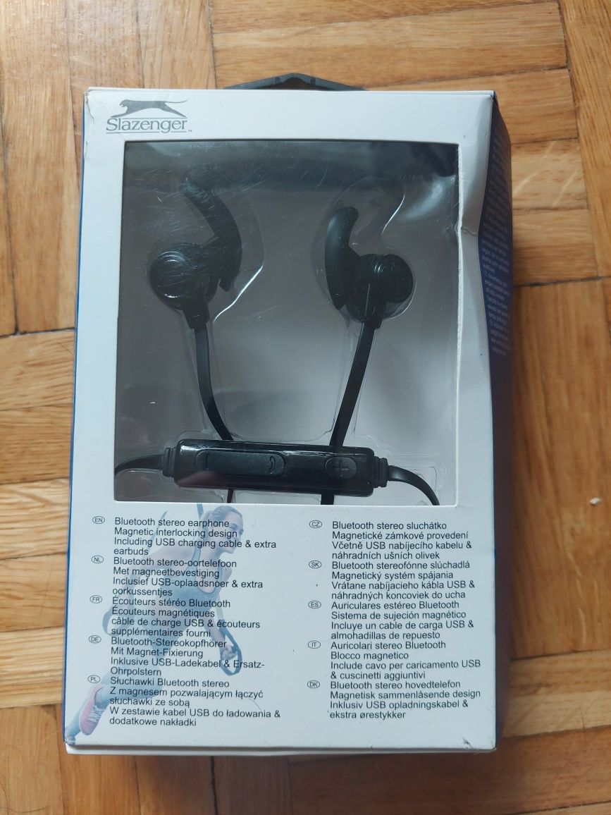 Słuchawki Bluetooth Stereo Slazenger Nowe