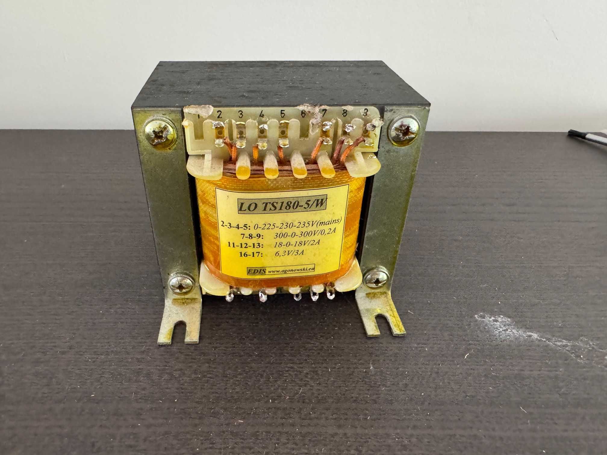 Transformator zasilający do wzmacniacza lampowego 180W