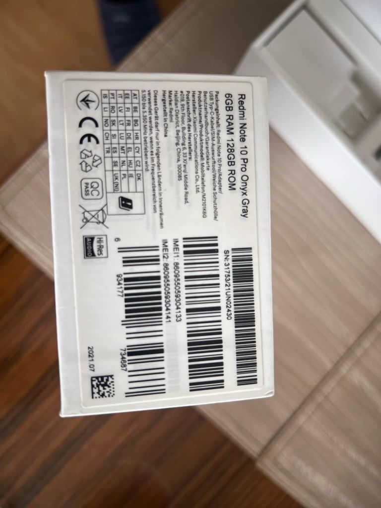 Redmi note 10pro