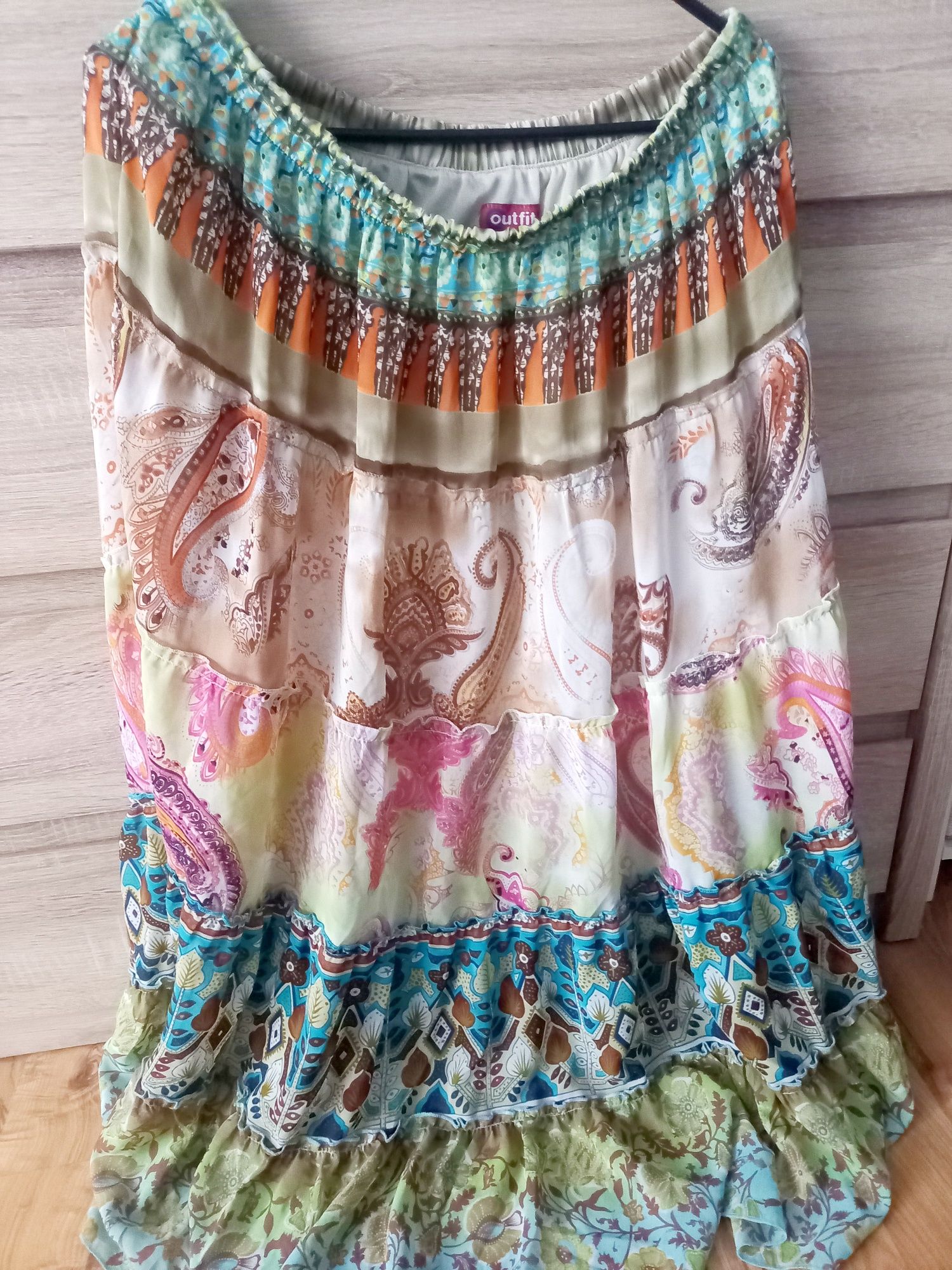 Spódnica midi boho vintage