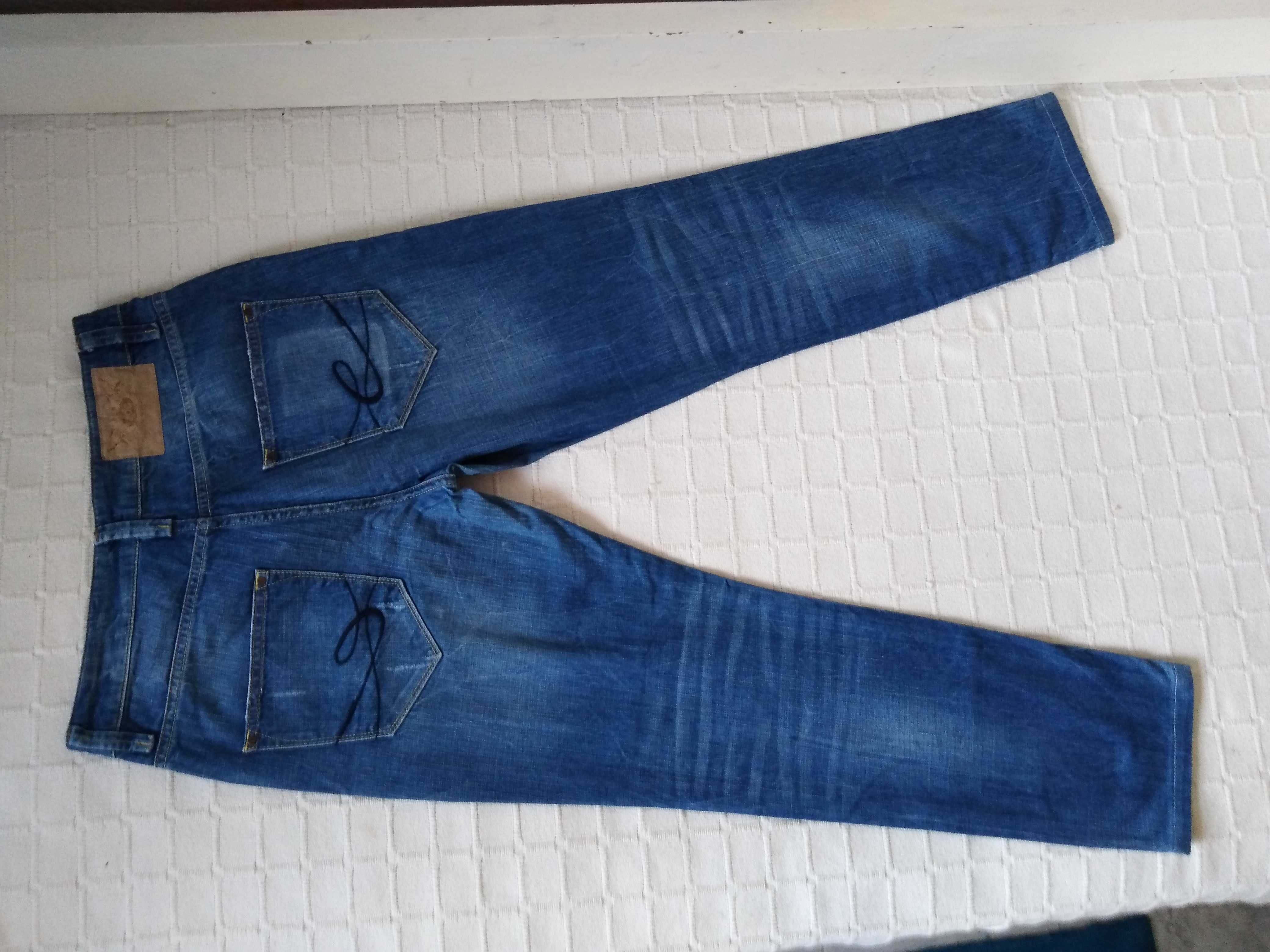 Calças Ganga Azuis ECD By Esprit Boyfriend Denim