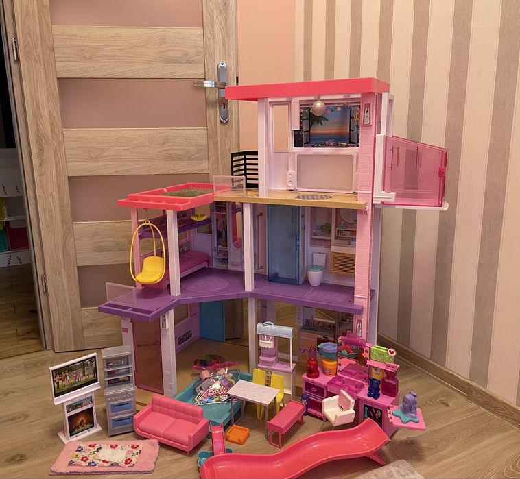Barbie Dreamhouse Wymarzony Domek Dla Lalek GRG93 stan idealny
