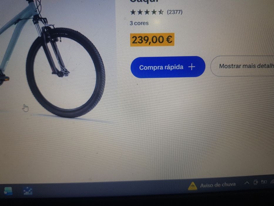 Bicicleta rigorasamente nova roda 26 rockrider
