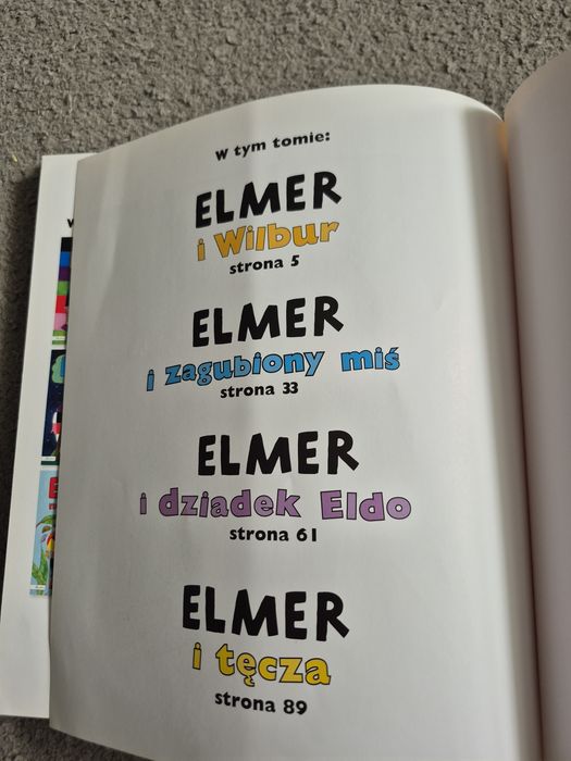 Elmer. Wielka księga przygód David McKee