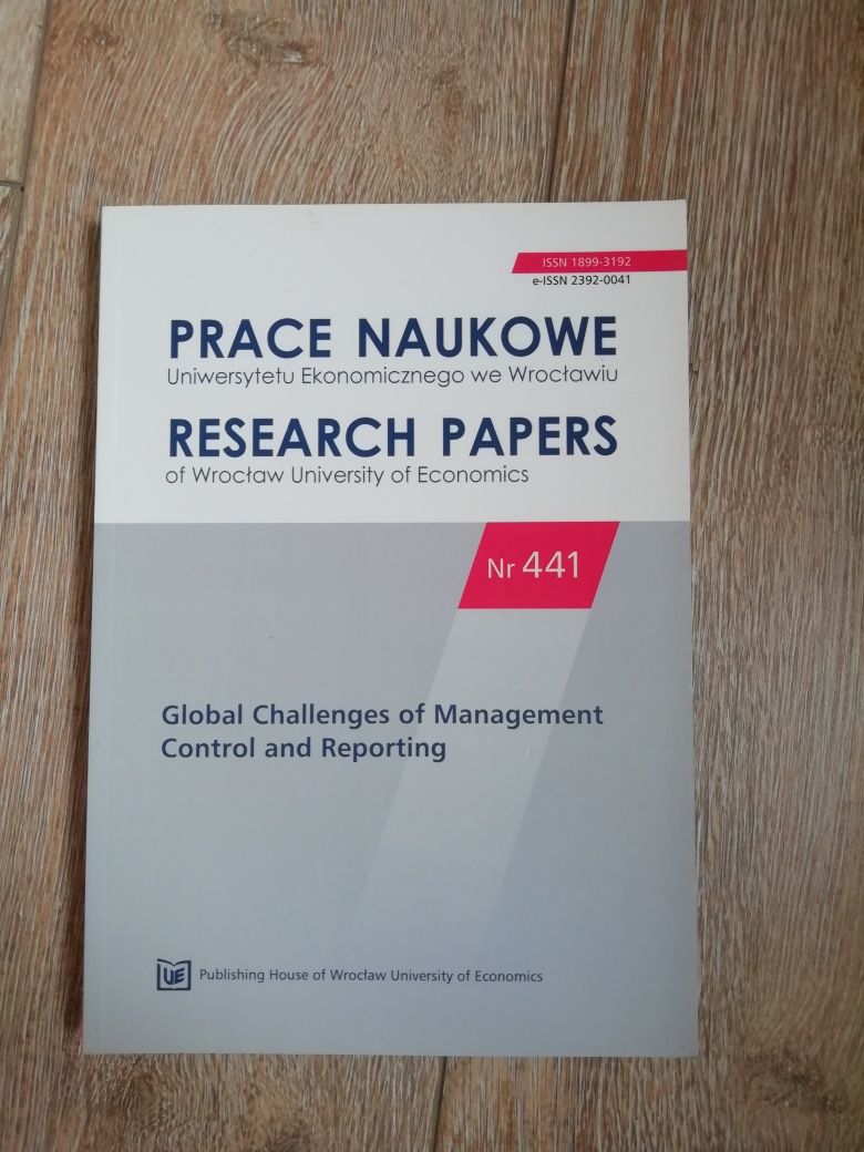 Pracę naukowe uniwersytetu ekonomicznego we Wrocławiu nr 441 książka