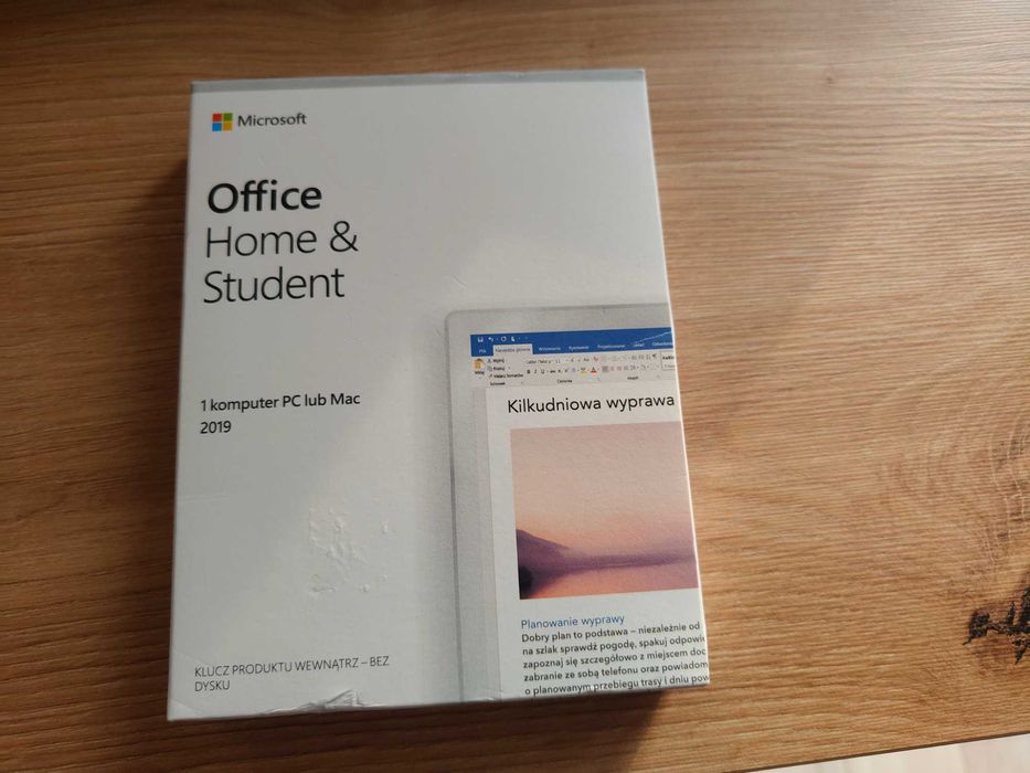 Office Home & Student 2019 Oryginalny na jeden komputer