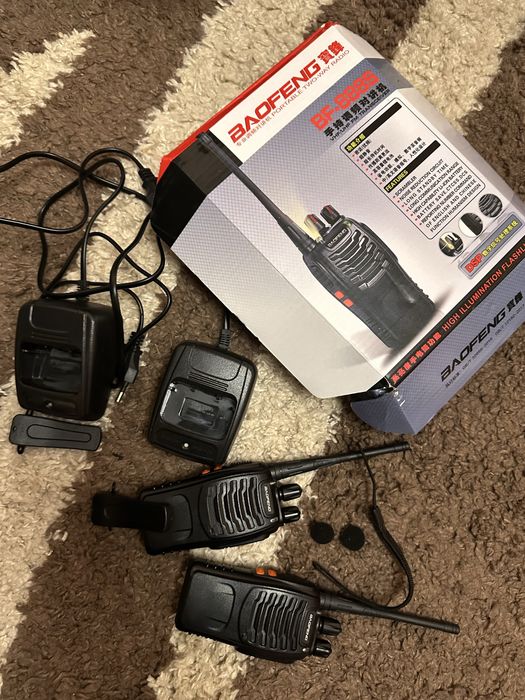 Продам комплект із 2 рацій Baofeng BF-888S у хорошому б/у стані
