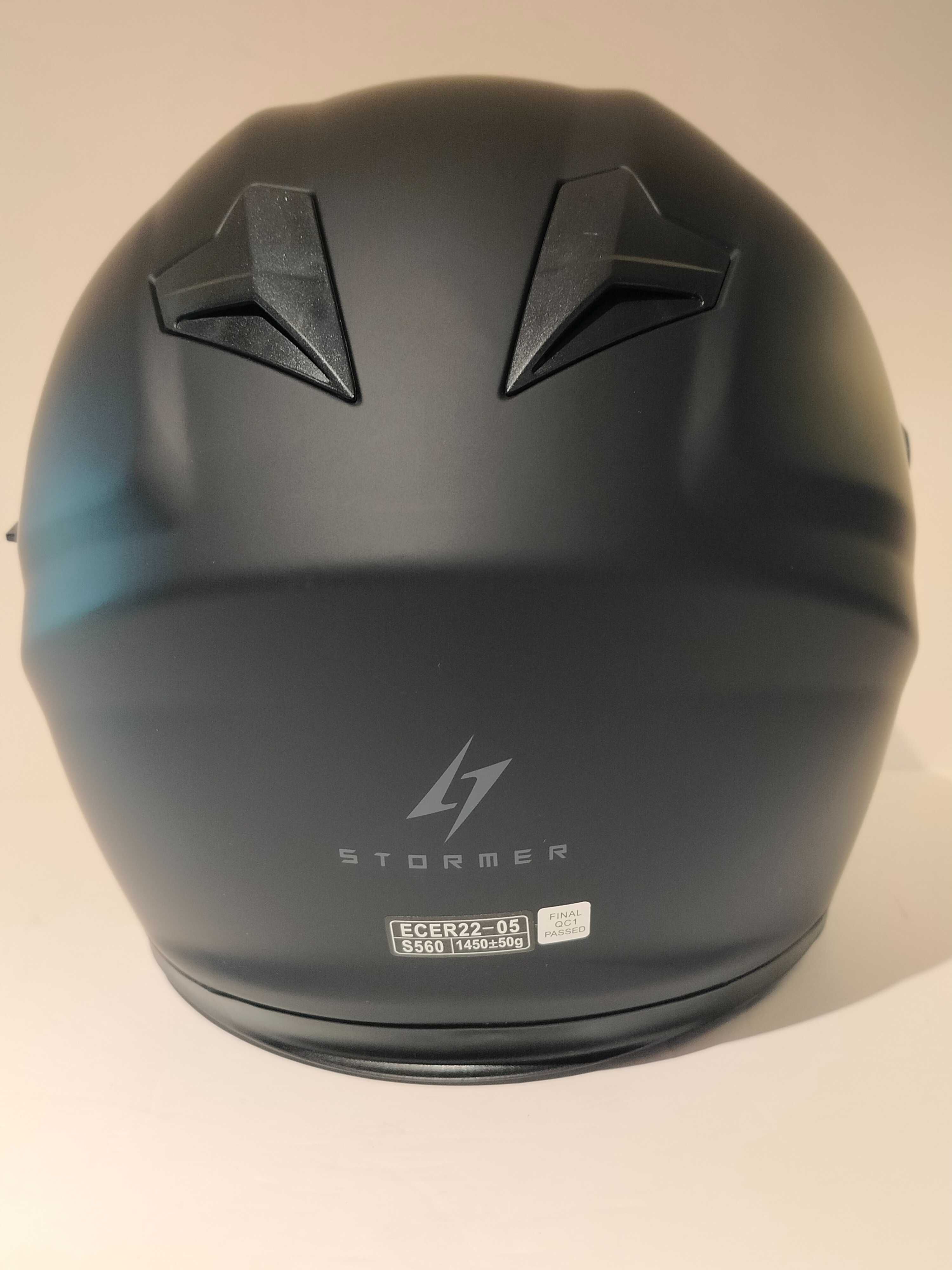 Capacete Stormer integral dupla-viseira mota scooter novo