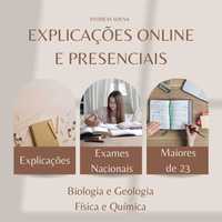 Explicação Exames Nacionais Biologia Geologia / Físico-Química