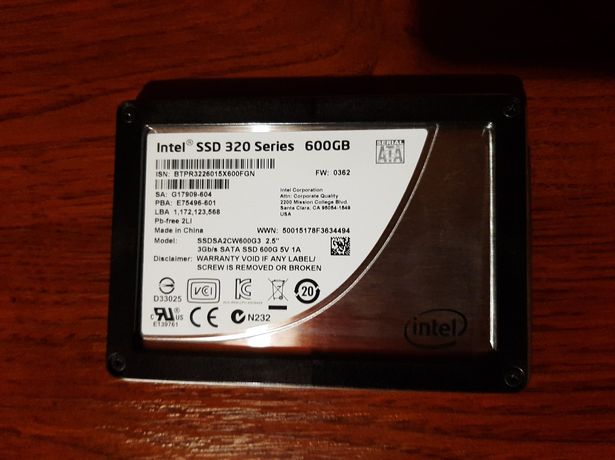 SSD Intel 320 Series 600Gb