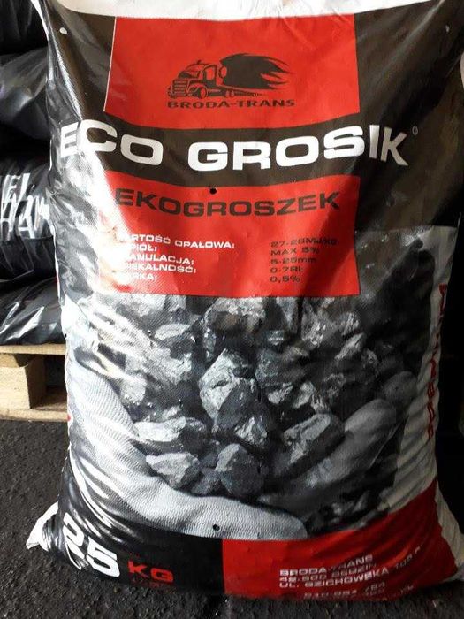 Groszek(Ekogroszek) Polski klasa 28 w workach