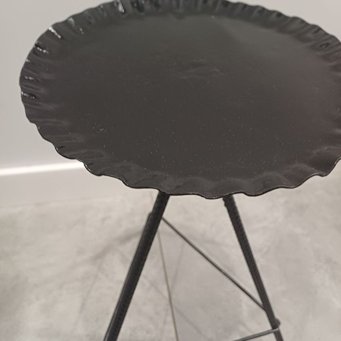 Stary metalowy kwietnik stojak PRL