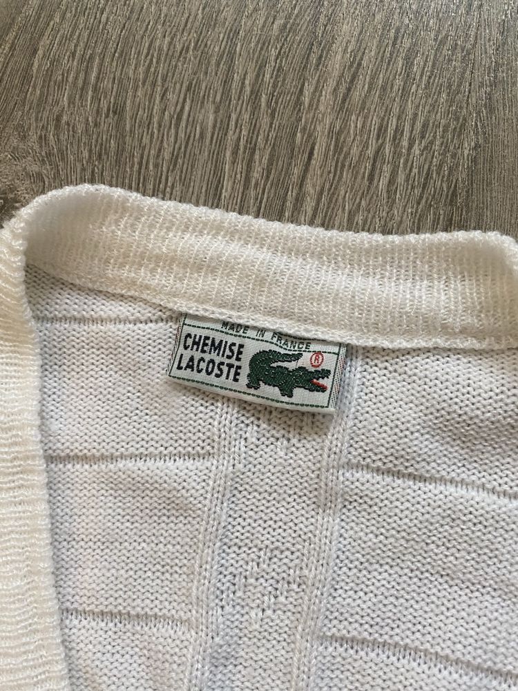 Lacoste meski cardigan z dzianiny