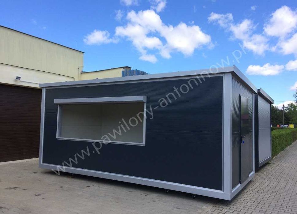 NOWY Pawilon Handlowy Kontener Gastronomiczny Sklep Kiosk - PRODUCENT