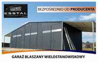 Garaż Blaszany Grafitowy | Garaże Blaszane | Wiaty | Hale | - ESSTAL