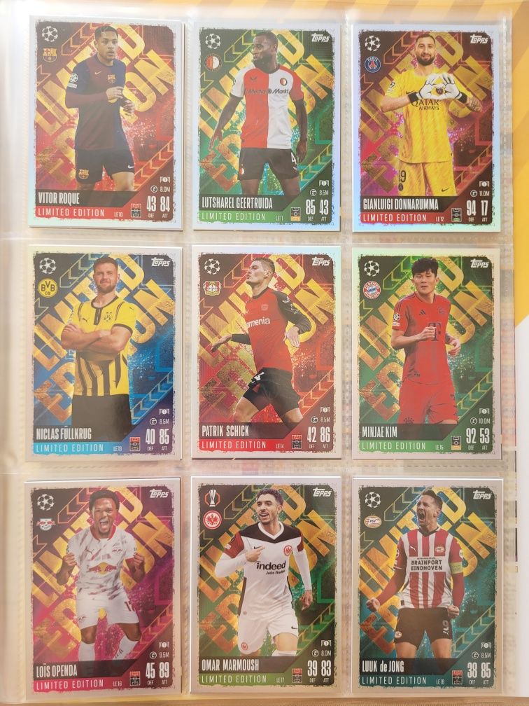 Cartas Match Attax 2024/25 Topps