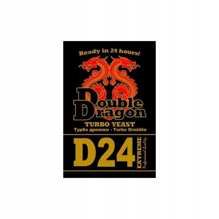 Drożdże Gorzelnicze  Double Dragon D24 TURBO