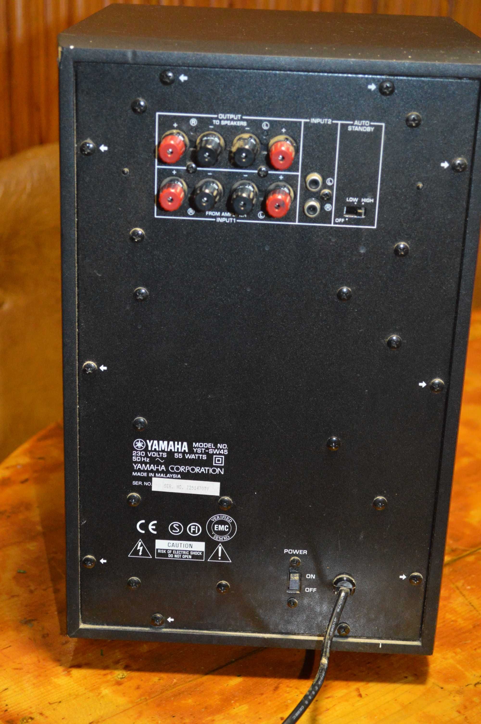 Потужний сабвуфер Yamaha YST-SW45 55W