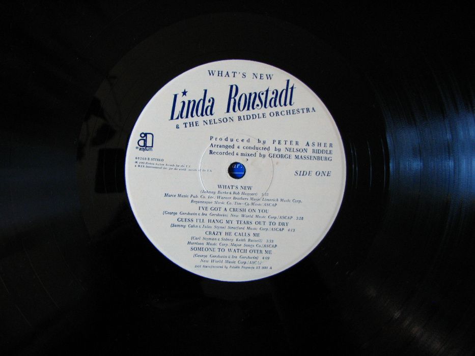 Linda Ronstadt What's new winyl