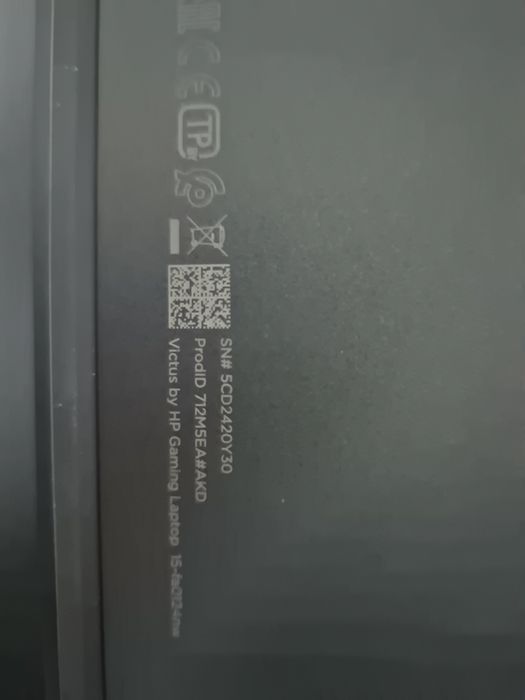 Laptop gamingowy HP Victus 15 i5-12450H 16GB 512 RTX3050 Hz144