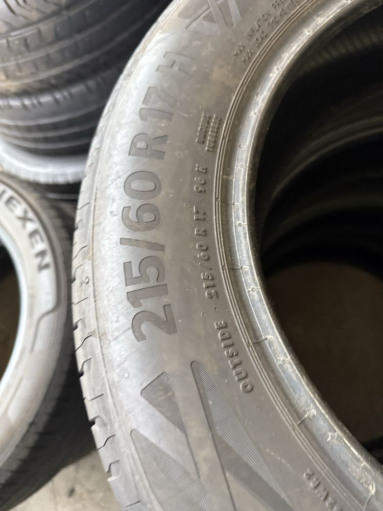 Opony letnie 215/60/17 continental ecocontact 6 4szt super stan