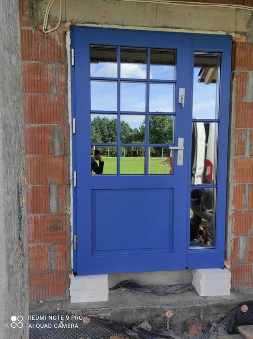 Drzwi wejściowe zewnętrzne dębowe dostawa GRATIS(czyste powietrze)