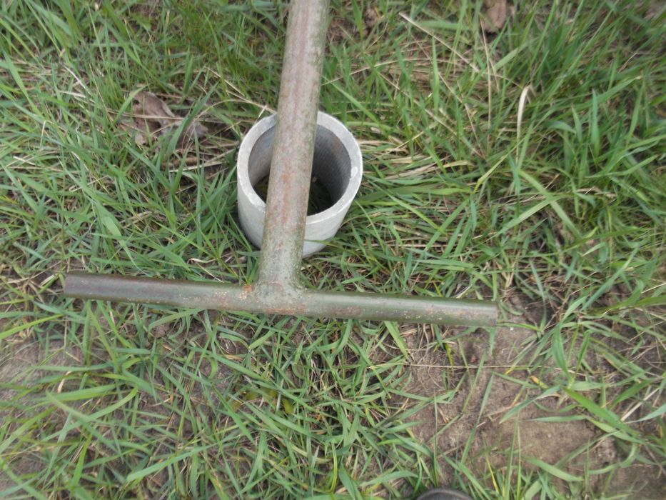 Тачка господарська з колесами від ИЖ, або обмін на стовпчики