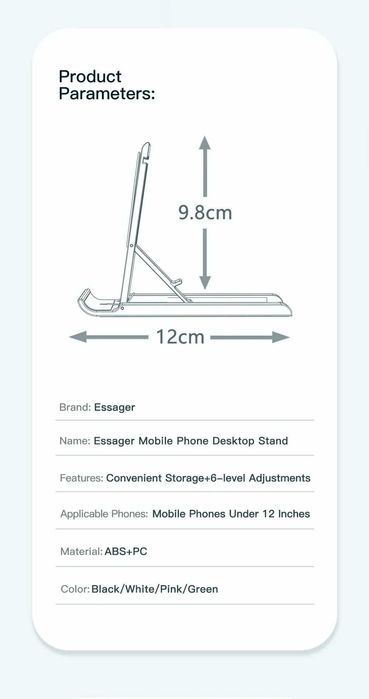 Suporte para Smartphone - [Novo]