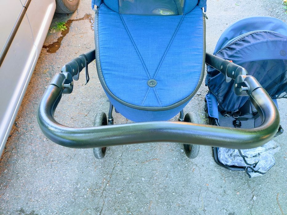 Коляска Roan bass next 2в1(люлька та прогулянковий блок)