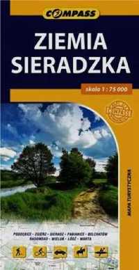 Mapa turystyczna - Ziemia Sieradzka 1:75 000 - praca zbiorowa