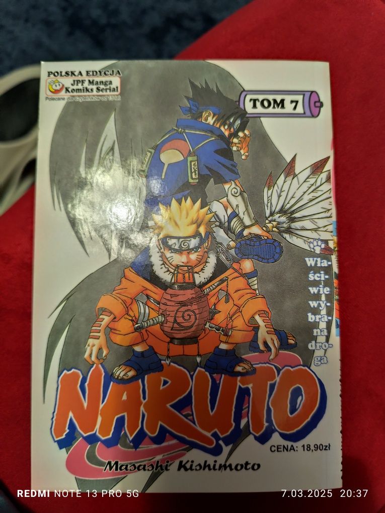 Cena 1 tom. tomy Mangi Naruto NOWE