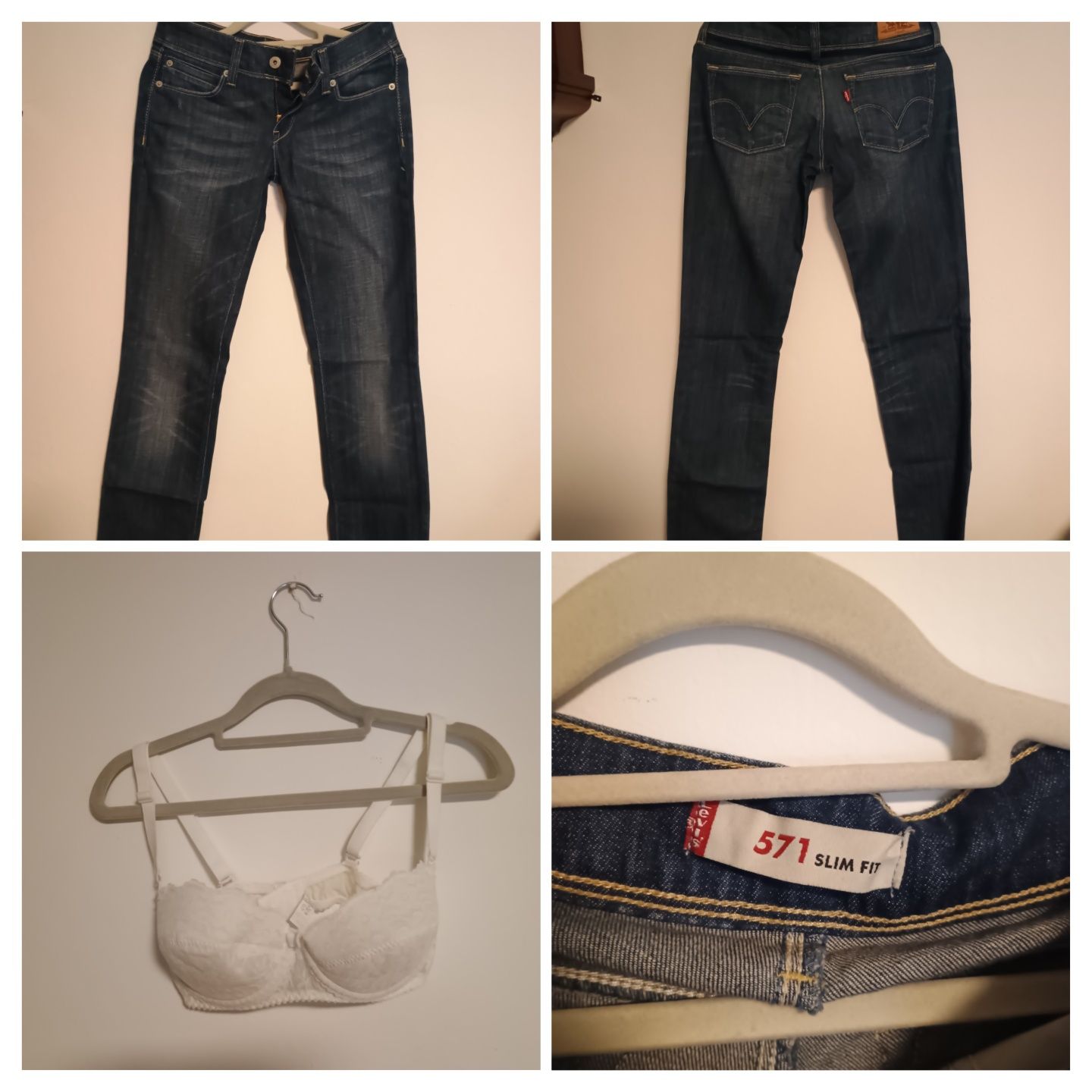 Super paka damskich ubrań. Rozmiary  S/M. Stan bdb i db. Zara, Levi's.