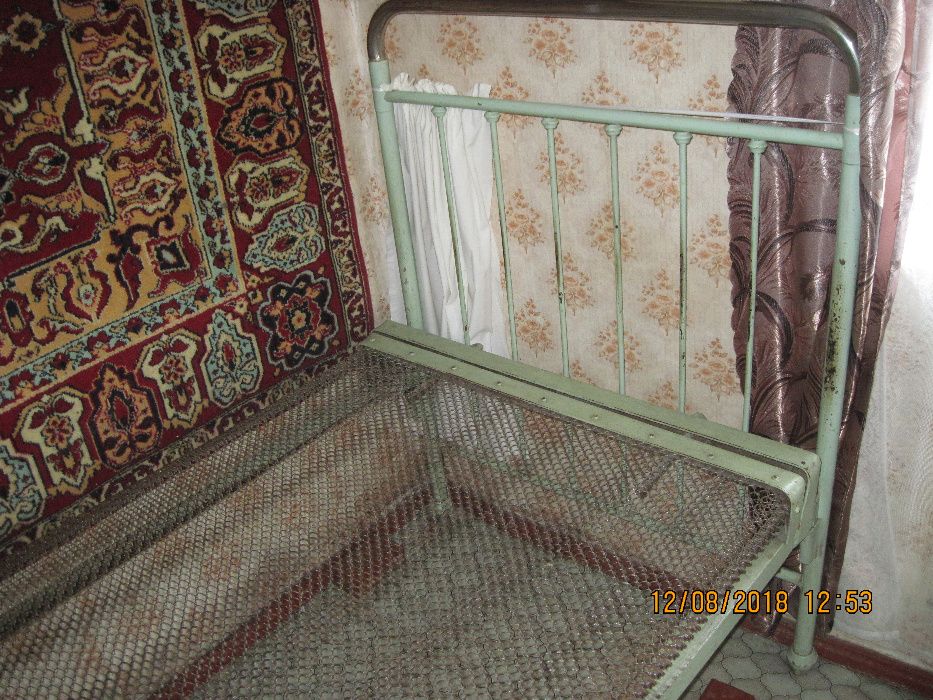 кровать металлическая с панцерной сеткой