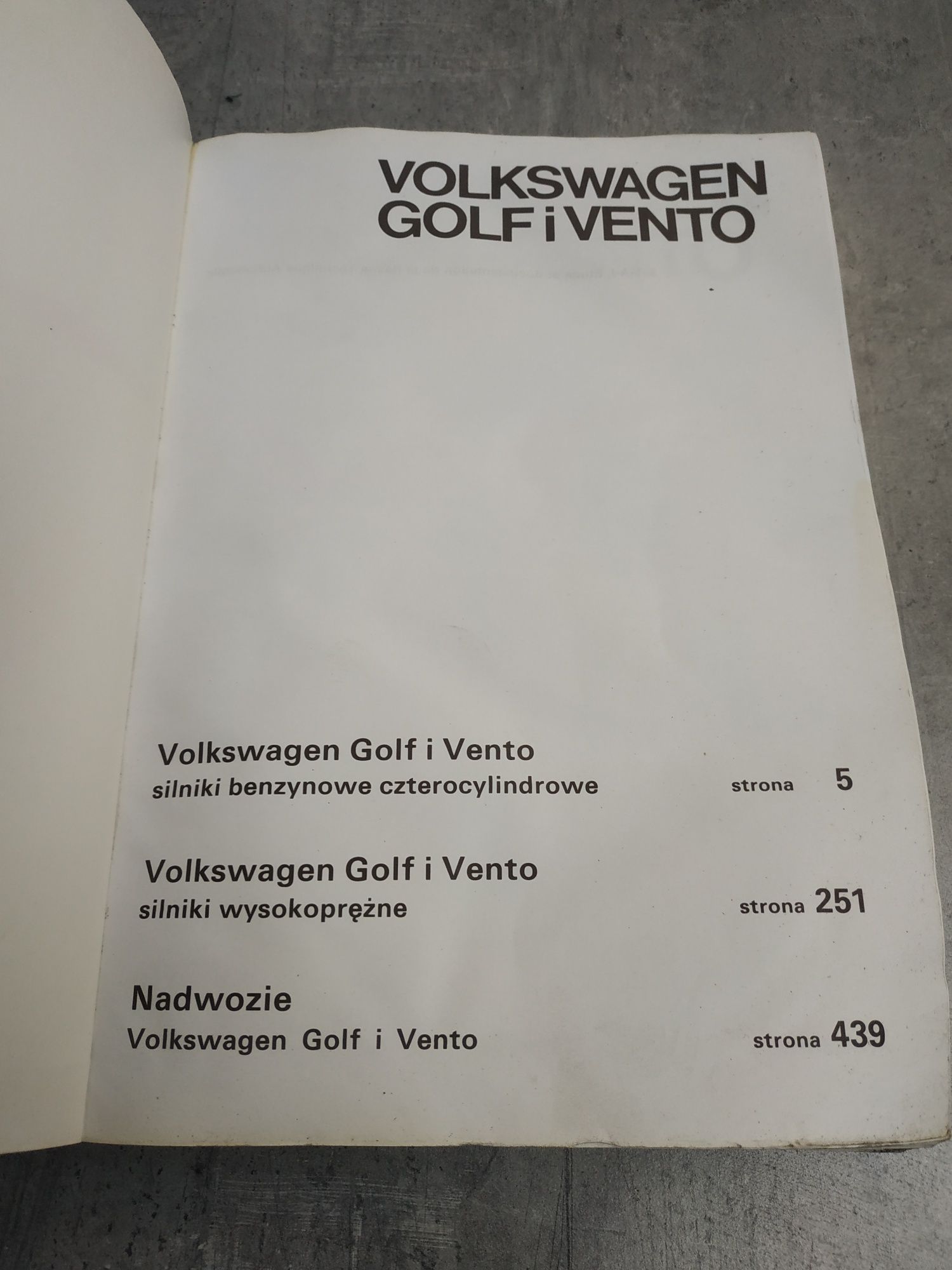 Sprzedam unikalną książkę serwisową Volkswagen Golf i Vento
