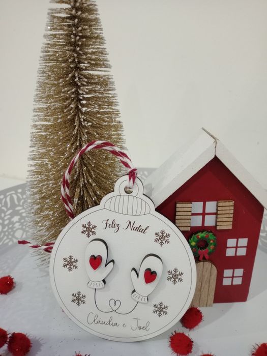 Enfeites para a árvore de Natal