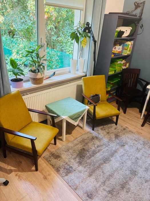 Wynajmę przestrzeń gabinet lokal na godziny bloki dni psycholog, coac