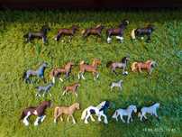 Konie Schleich- zestaw 18 oryginalnych figurek.