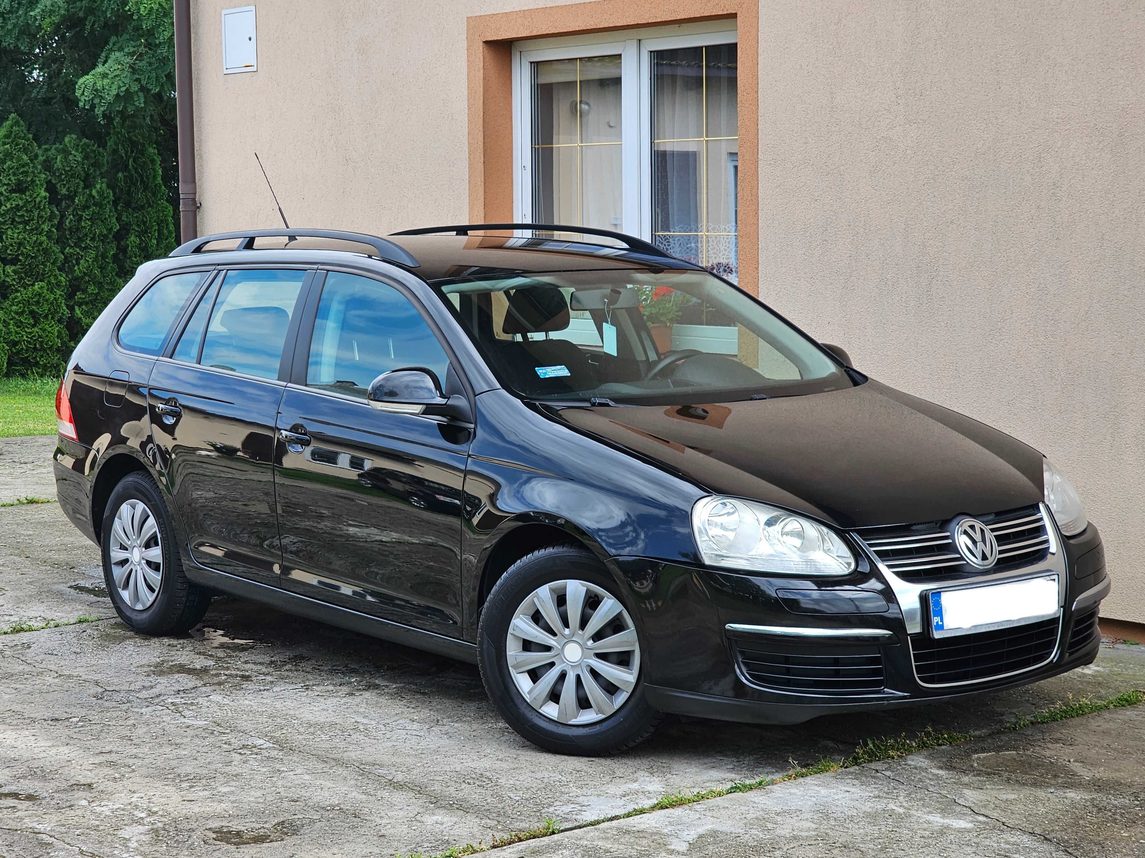 VW Golf 1,6 MPI Benzyna, 2009r. Czarny,Klima,Stan Bardzo Dobry.Polecam