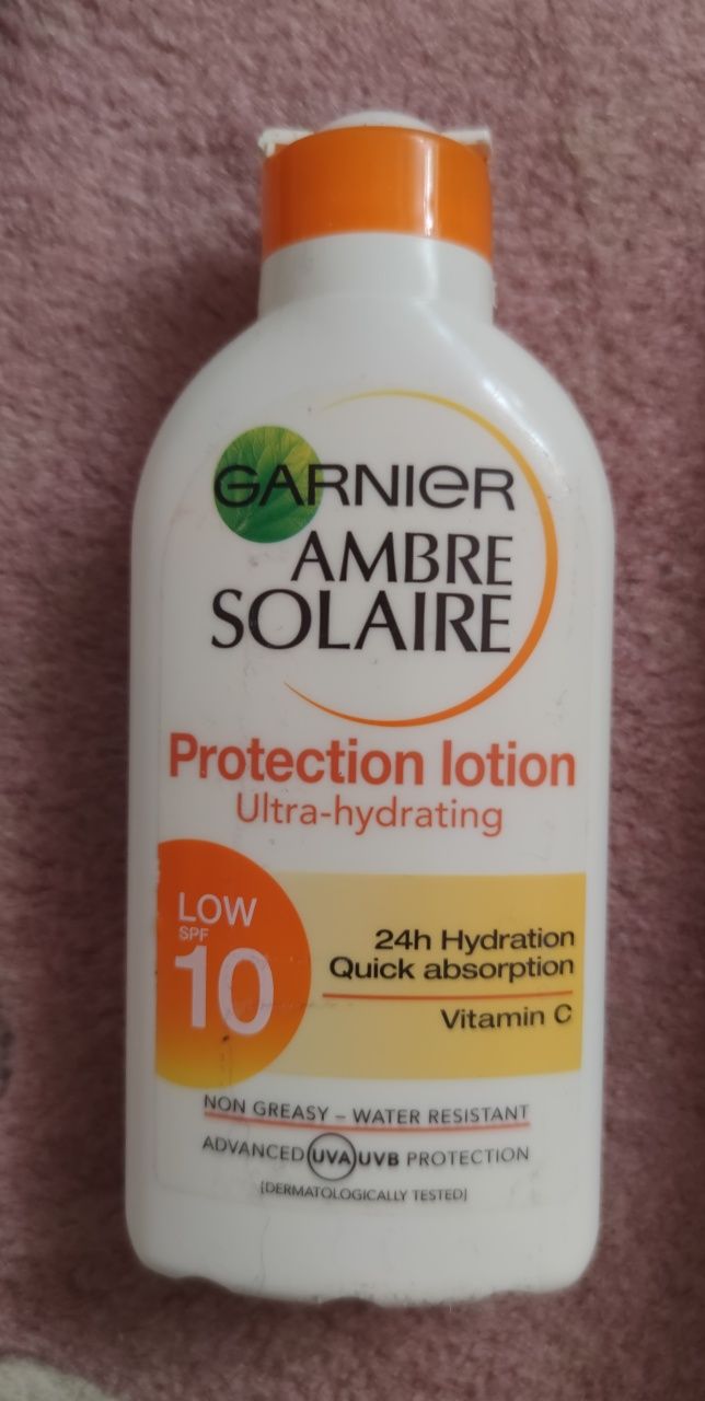 Garnier Ambre Solaire SPF10 wodoodporne mleczko krem do opalania