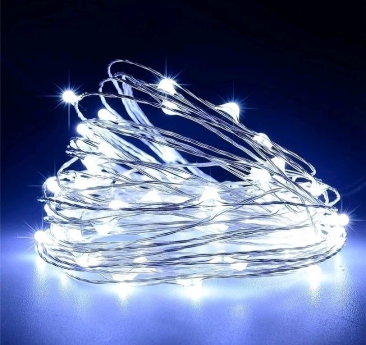 Гірлянда usb 10 м, 8 режимів, гірлянда 3 м юсб, гірлянда на батарейках