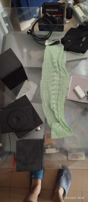 Mesa toda em vidro de sala de estar