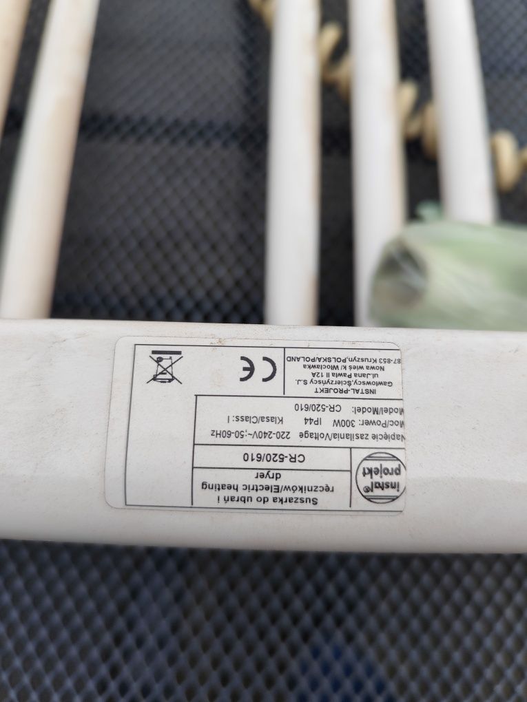 Grzejnik łazienkowy drabinka elektryczny